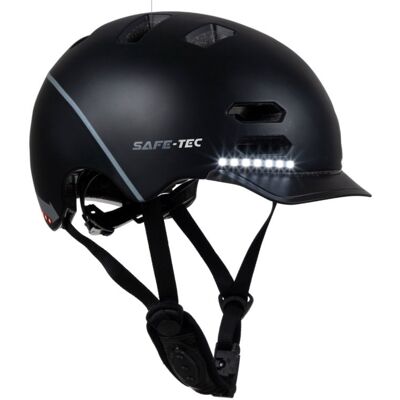 Safe-Tec SK8 Casco Inteligente con Bluetooth para Patinete y Bicicleta Talla M Safe-Tec SK8 Casco Inteligente con Bluetooth para Patinete y Bicicleta Talla M