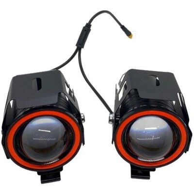 Luz delantera bicicleta UrbanGlide AR5 doble LED resistencia alta y fácil montaje Luz delantera bicicleta UrbanGlide AR5 doble LED resistencia alta y fácil montaje