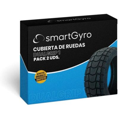 smartgyro Cubierta DUALGRIP 1 Allroad para Z-ONE, Z-PRO, ZIRO, ZIRO 2, ZIRO PRO, BAGGIO 10, Pack 2 Unidades smartgyro Cubierta DUALGRIP 1 Allroad para Z-ONE, Z-PRO, ZIRO, ZIRO 2, ZIRO PRO, BAGGIO 10, Pack 2 Unidades