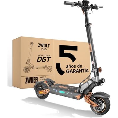 Patinete eléctrico Zwheel Zwolf Plus 1000W Autonomía 70km Ruedas 10" Off Road Gris-bronce Patinete eléctrico Zwheel Zwolf Plus 1000W Autonomía 70km Ruedas 10" Off Road Gris-bronce