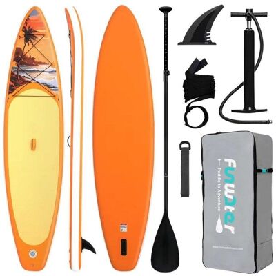 Tabla paddle surf hinchable Funwater SUPFW54A 350×83×15 cm 180 kg Tabla paddle surf hinchable Funwater SUPFW54A 350×83×15 cm 180 kg