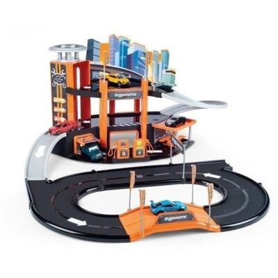 Set de garaje Majorette Motor City Plus Multi-nivel con bomba de gas y ascensor Set de garaje Majorette Motor City Plus Multi-nivel con bomba de gas y ascensor