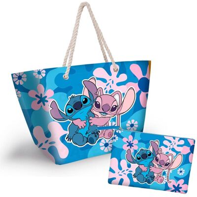 Karactermania - Bolsa De Playa Soleil Con Neceser De Regalo. Lilo Y Stitch Hug Karactermania - Bolsa De Playa Soleil Con Neceser De Regalo. Lilo Y Stitch Hug