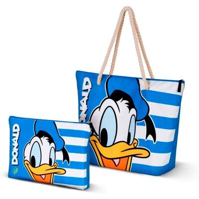 Karactermania - Bolsa De Playa Soleil Con Neceser De Regalo. Pato Donald Sailor Karactermania - Bolsa De Playa Soleil Con Neceser De Regalo. Pato Donald Sailor