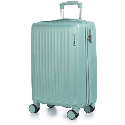 dam-electronics Dam Maleta De Cabina Trolley En Material Ligero De Abs De Alta Resistencia. Cerradura Numérica Y 4 Ruedas Dobles Extraíbles Y Giratorias 360°. 38x22x55 Cm. Color: Turquesa dam-electronics Dam Maleta De Cabina Trolley En Material Ligero De Abs De Alta Resistencia. Cerradura Numérica Y 4 Ruedas Dobles Extraíbles Y Giratorias 360°. 38x22x55 Cm. Color: Turquesa