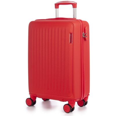 dam-electronics Dam Maleta De Cabina Trolley En Material Ligero De Abs De Alta Resistencia. Cerradura Numérica Y 4 Ruedas Dobles Extraíbles Y Giratorias 360°. 38x22x55 Cm. Color: Rojo dam-electronics Dam Maleta De Cabina Trolley En Material Ligero De Abs De Alta Resistencia. Cerradura Numérica Y 4 Ruedas Dobles Extraíbles Y Giratorias 360°. 38x22x55 Cm. Color: Rojo