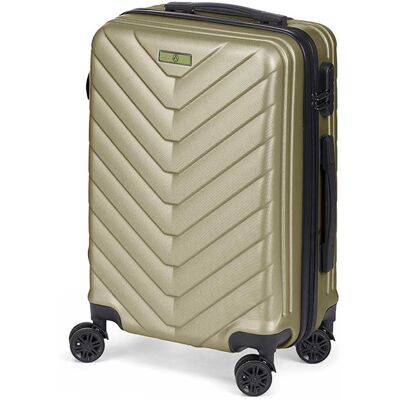 dam-electronics Dam Maleta Trolley De Cabina En Abs, Ligera Y Resistente. Diseño Escamas. 23x38x57 Cm. Color: Verde dam-electronics Dam Maleta Trolley De Cabina En Abs, Ligera Y Resistente. Diseño Escamas. 23x38x57 Cm. Color: Verde