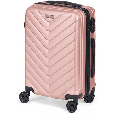 dam-electronics Dam Maleta Trolley De Cabina En Abs, Ligera Y Resistente. Diseño Escamas. 23x38x57 Cm. Color: Rosa dam-electronics Dam Maleta Trolley De Cabina En Abs, Ligera Y Resistente. Diseño Escamas. 23x38x57 Cm. Color: Rosa