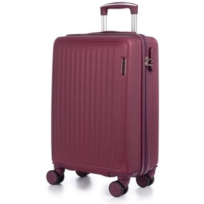 dam-electronics Dam Maleta De Cabina Trolley En Material Ligero De Abs De Alta Resistencia. Cerradura Numérica Y 4 Ruedas Dobles Extraíbles Y Giratorias 360°. 38x22x55 Cm. Color: Granate dam-electronics Dam Maleta De Cabina Trolley En Material Ligero De Abs De Alta Resistencia. Cerradura Numérica Y 4 Ruedas Dobles Extraíbles Y Giratorias 360°. 38x22x55 Cm. Color: Granate
