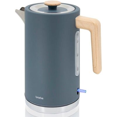 Tetera eléctrica Briebe KT1165GRY 1,7L 2200W Diseño Nórdico Gris Mate Tetera eléctrica Briebe KT1165GRY 1,7L 2200W Diseño Nórdico Gris Mate