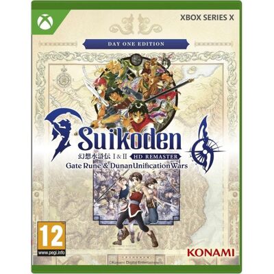Konami Suikoden I & II HD Remaster Gate Rune & Dunan Unification Wars Day One Edition Xbox Series X Konami Suikoden I & II HD Remaster Gate Rune & Dunan Unification Wars Day One Edition Xbox Series X