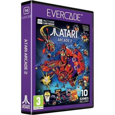 Blaze Entertainment Evercade Atari Arcade 2 Retro Cartucho Multijuego Blanco Blaze Entertainment Evercade Atari Arcade 2 Retro Cartucho Multijuego Blanco