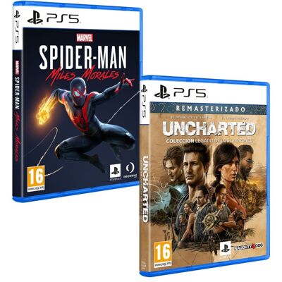 ardistel Pack Spiderman Miles Morales + Uncharted Colección Legado de los Ladrones PS5 ardistel Pack Spiderman Miles Morales + Uncharted Colección Legado de los Ladrones PS5