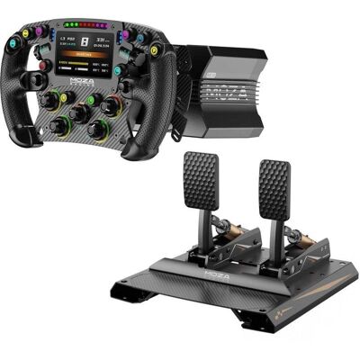 Kit de simulación Moza Racing Experto F1 R12 V2 FSR2 CRP2 12 Nm Kit de simulación Moza Racing Experto F1 R12 V2 FSR2 CRP2 12 Nm