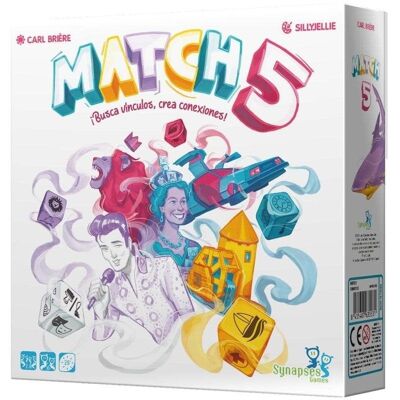 Synapses Games Match 5 - Juego de mesa para mayores de 10 años Synapses Games Match 5 - Juego de mesa para mayores de 10 años