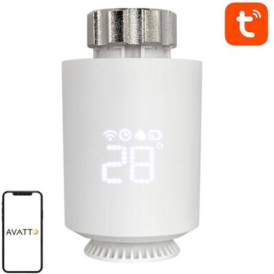 Válvula de radiador inteligente Avatto TRV06 - Blanco - Control de temperatura Válvula de radiador inteligente Avatto TRV06 - Blanco - Control de temperatura