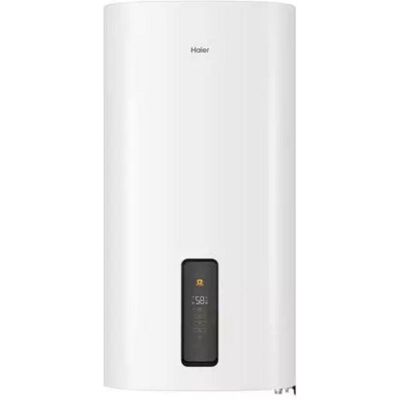 Termo eléctrico Haier 50L 2000W vertical y horizontal con pantalla Termo eléctrico Haier 50L 2000W vertical y horizontal con pantalla