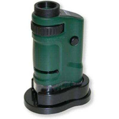 Microscopio Carson MM-24 40x 20x Negro Verde 57g Microscopio Carson MM-24 40x 20x Negro Verde 57g