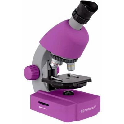 Microscopio óptico Bresser Junior 40x-640x LED violeta Microscopio óptico Bresser Junior 40x-640x LED violeta