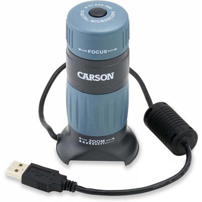 Microscopio digital Carson zPix 300 Ampliación 86x-457x USB Microscopio digital Carson zPix 300 Ampliación 86x-457x USB