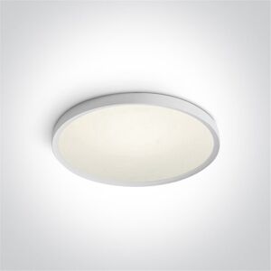 One Light Plafon Led Techo  62152/w/c Blanco 40w 4000k Ip20 Super Slim