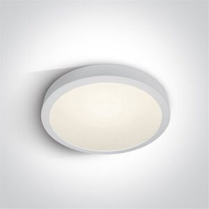 One Light Plafon Led Techo  62140f/w/c Blanco 40w 4000k Ip40