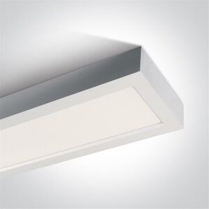 One Light Plafon Led Techo  62140rf/w/w Blanco 40w 3000k Ip40