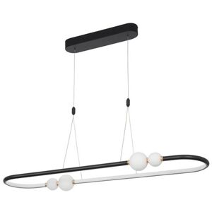 Nova Luce Luminaria Led Colgante Suspension  Celia 9820603 Negro