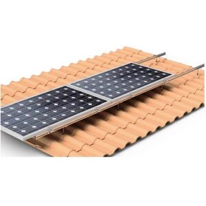 Sunfer Kit Estructura Solar Para Soporte Coplanar  01h3 Para 3 Paneles Horizontal