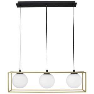 Nova Luce Luminaria Colgante Suspension  Juliet 9206402 Laton-Negro