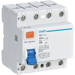 Chint Diferencial  Nl1-4-25-300ac Nl-1 4p 25a 300ma Ac