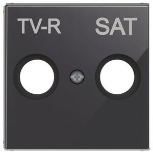 Niessen Tapa Para Toma Tv-R/sat  8550.1 Cn Serie Sky Cristal Negro