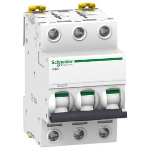 Schneider Electric Interruptor Automatico Ic60n 3p 20a Curva D Schneider A9f75320