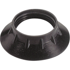 Solera Arandela Contra Anillo Para Portalamparas Color Negro  731n