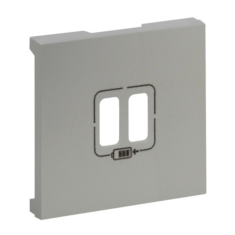 Legrand Tapa Para Cargador Doble Usb  864324 Serie Niloe Step Aluminio