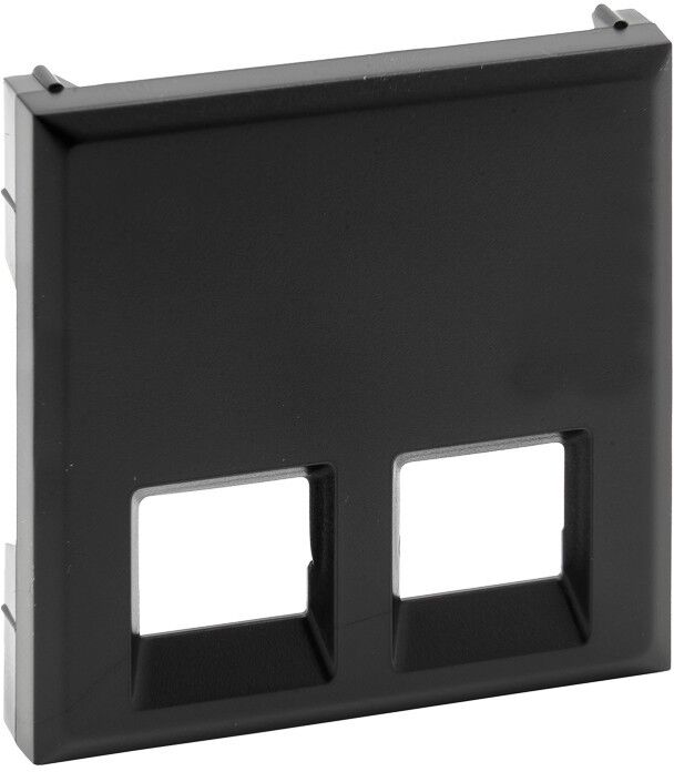 Legrand Tapa Para Base Informatica Doble  864543 Serie Niloe Step Negro Mate