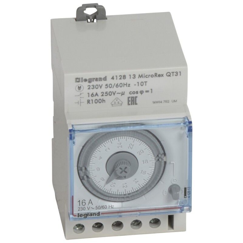 Legrand Interruptor Horario Analogico  412813 Con Reserva