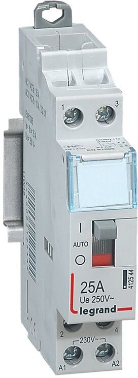 Legrand Contactor 2p 25a 2na 230v 1 Módulo  Cx3 412544 Con Mando Manual