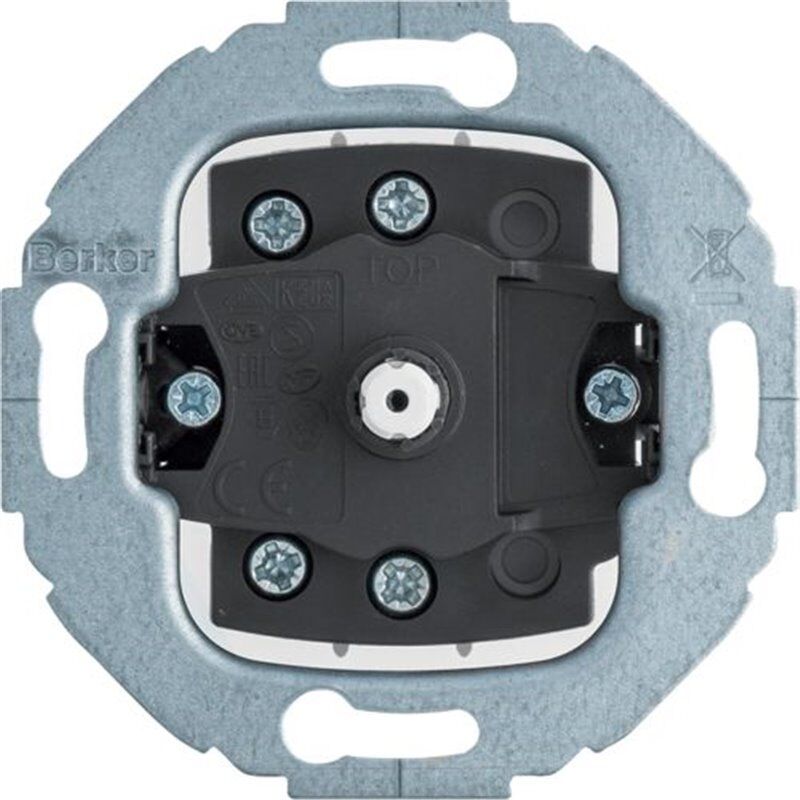 Hager Interruptor Doble Rotatico Berker By  387503 Series Redondas