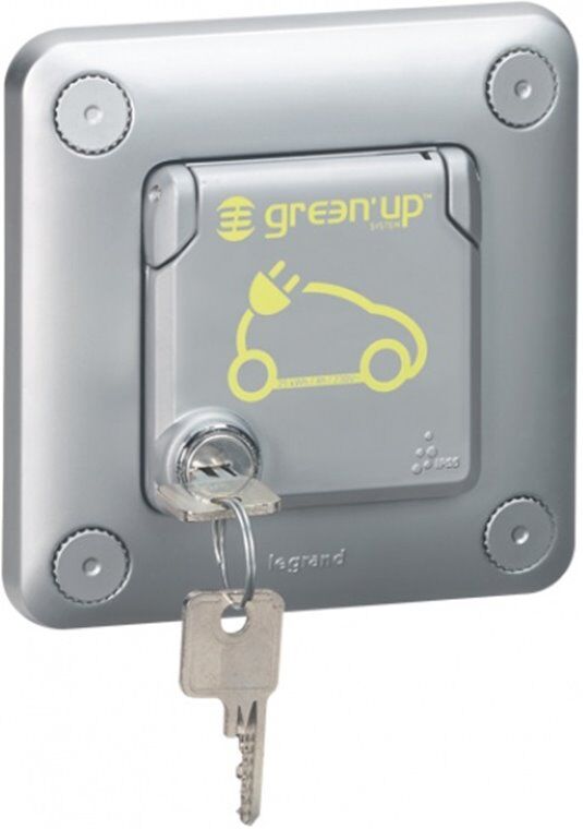 Legrand Toma De Empotrar Recarga Vehiculo Electrico  077857 2p+tt Green Up 3.2 Kva