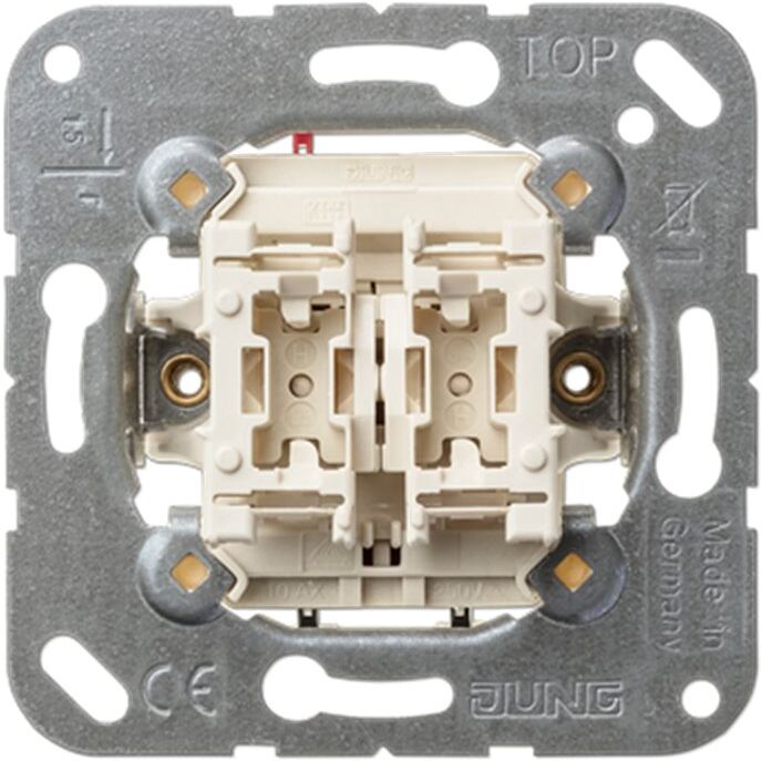 Jung Interruptor Doble Sin Garras De Fijacion  505eu