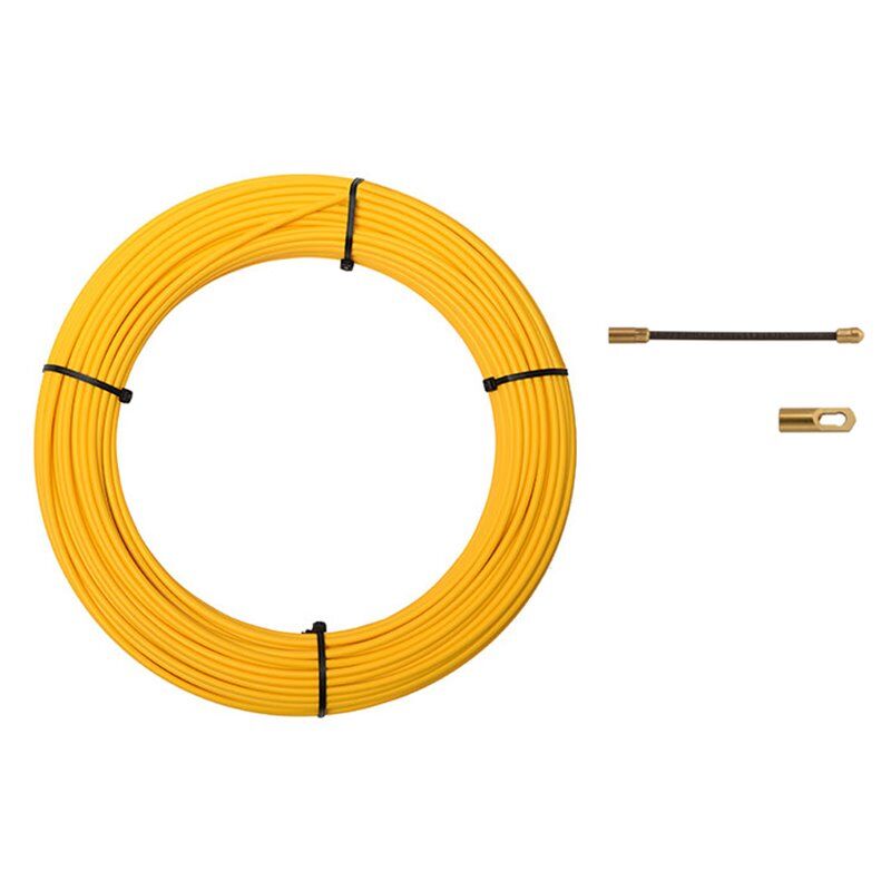 Anguila Pasacables Industrial  30350040 3,5mm 40m Fibra Terminales Intercambiables Amarillo