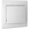 Solera Conmutador Persiana 10ax 250v Monobloc Serie Europa  Erp21u Blanco