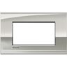 Bticino Placa Embellecedora 4 Módulos Livinglight Air  Lnc4804pl Paladio