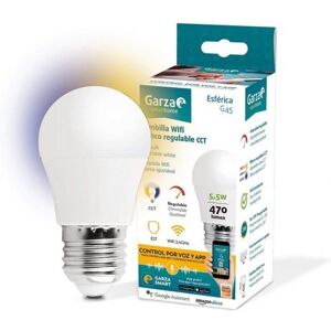 Garza Bombilla Esferica Led Inteligente Wifi  Smart Home 401275a 5,5w E-27