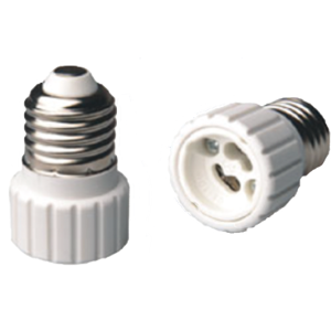 Solera Adaptador Portalampara De E27 A Gu10 Color Blanco  Ad27-10