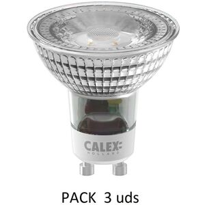 Calex Bombilla Led  1301007100 Gu10 220-240v 2.8w 230lm 2700k (Pack 3 Uds)