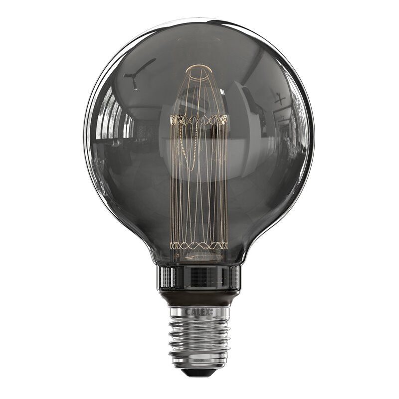 Calex Bombilla Led Regulable Decorativa  473892 E27  Globe G95 3.5w 2k Titanium