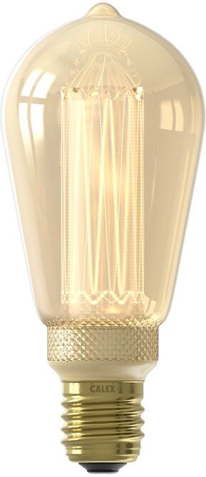 Calex Bombilla Led Regulable Decorativa  421694 E27 Rustic St64 3.5w 1800k Gold