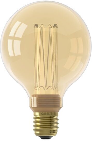 Calex Bombilla Led Regulable Decorativa  421687 E27 Globe G95 3.5w 1800k Gold